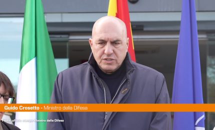 Macedonia del Nord, Crosetto "Dall'Italia sostegno alla difesa aerea"