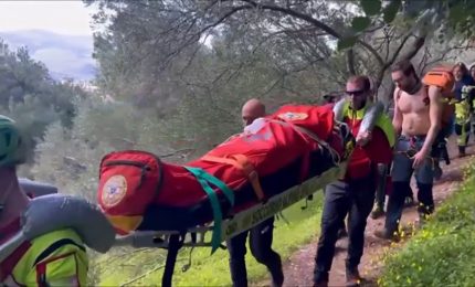 Climber ferito dopo caduta di 20 metri a Monte Pellegrino a Palermo