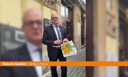 Roma, Gualtieri "IniziativaTenga il resto contro lo spreco alimentare"