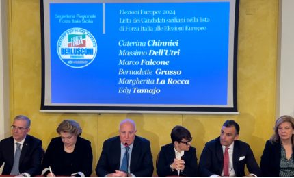 Forza Italia presenta i candidati siciliani alle Europee, Chinnici capolista