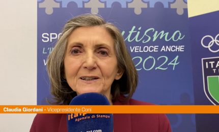 Autismo, Giordani (Coni) "Vita e inclusione parte del Dna dello sport"