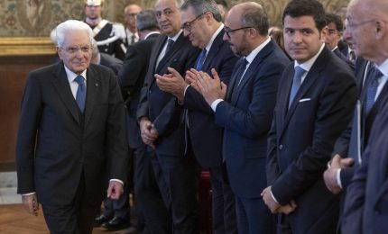 Standing ovation per Mattarella al congresso dell’Anm a Palermo