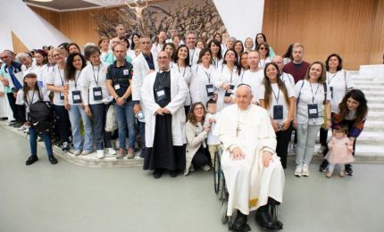 Operatori dell’Ospedale di Petralia Sottana ricevuti da Papa Francesco