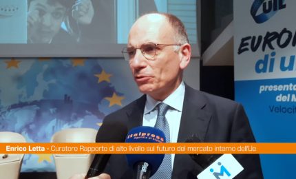 Ue, Letta "Vanno estesi i vantaggi del mercato unico"