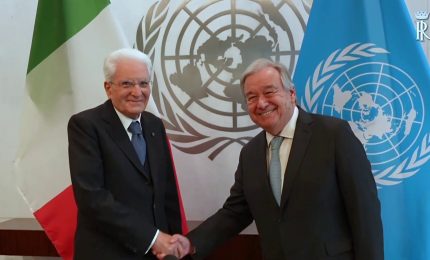 Mattarella "L'Italia ha fiducia nelle Nazioni Unite"