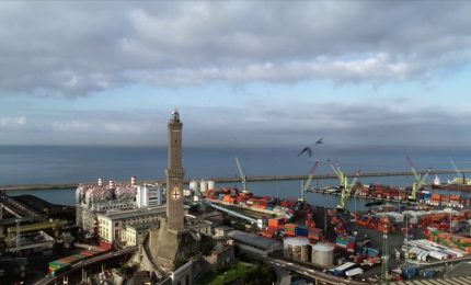 Nuova diga foranea di Genova, posato il primo cassone