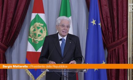 Mattarella "Pace si costruisce a partire dalla vita di ogni giorno"