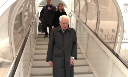 Mattarella in visita negli Stati Uniti, l'arrivo a New York