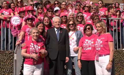 Race for the cure, Mattarella interviene alla cerimonia di apertura