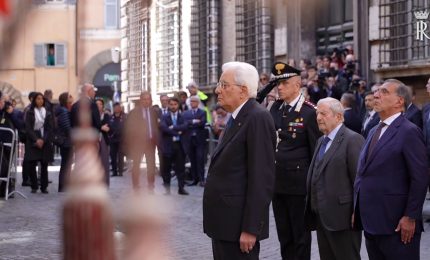 Mattarella rende omaggio a Moro