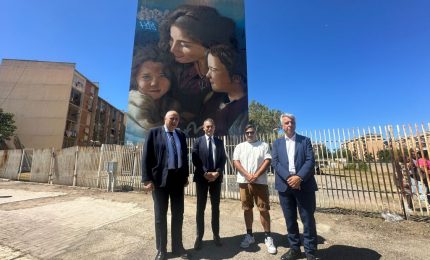 Svelato “Hope”, nuovo murale di Giulio Rosk allo Sperone a Palermo