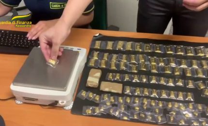 Alessandria, sequestrati lingotti d'oro del valore di 740mila euro