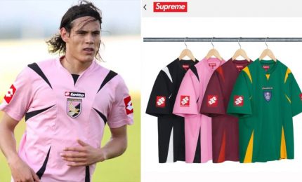 Riproduzione maglia Palermo 2006-2007 nella nuova collezione Supreme