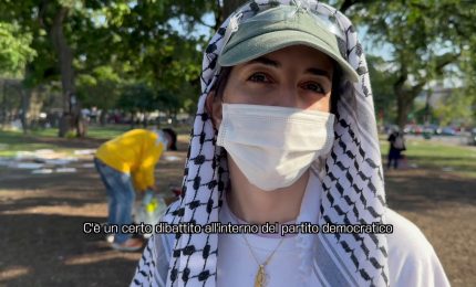 A Chicago protesta pro-Palestina, "Stanchi di questa politica"