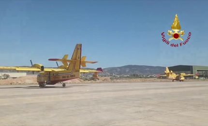 Dall'Italia due Canadair per l'emergenza incendi in Grecia