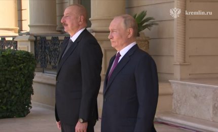 Putin in visita di Stato in Azerbaigian