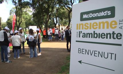 McDonald's, "Insieme a te per l'ambiente" riparte da Roma