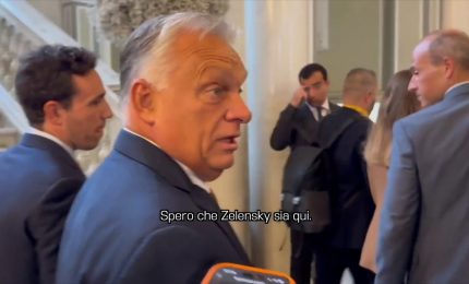 Orban "Spero che Zelensky sia qui a Cernobbio"