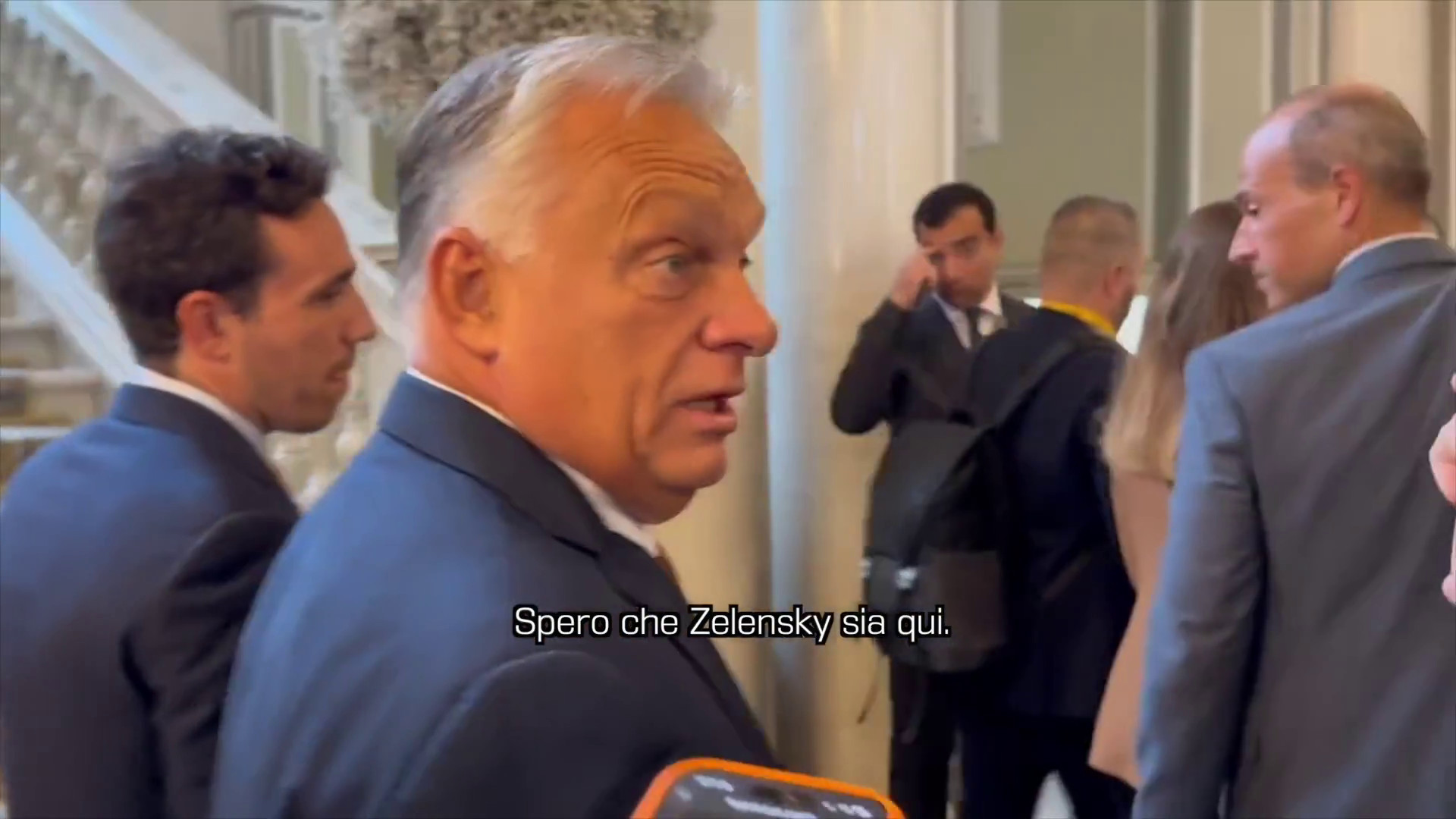 Orban "Spero che Zelensky sia qui a Cernobbio"