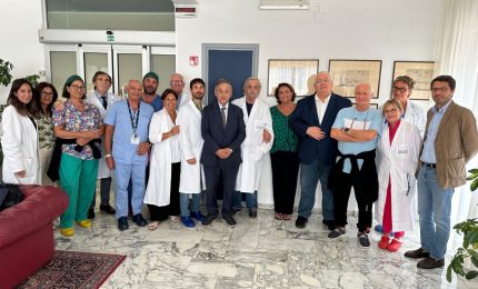 Palermo, il presidente dell’Ordine dei Medici in visita a Villa Serena