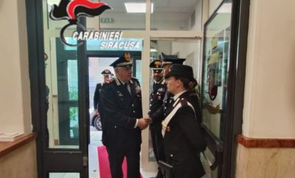 Siracusa, Luzi in visita al Comando provinciale dei Carabinieri