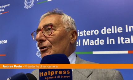 Unioncamere, Prete "Agrifood bussola su dove va l'agroalimentare"