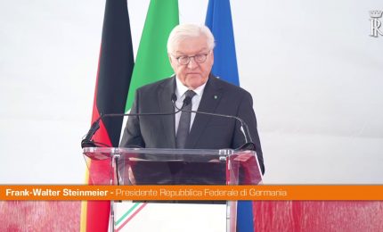 Steinmeier "Dolore e vergogna per la strage di Marzabotto"