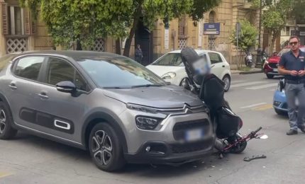 Motociclista ferito a Palermo, sbalzato da moto per alcuni metri