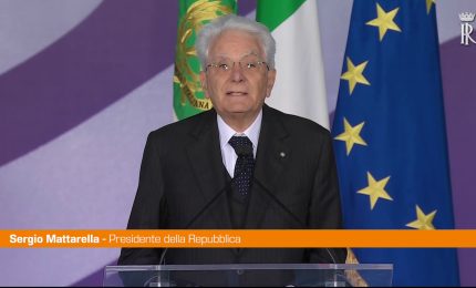 Mattarella "Disagio giovanile urgente questione nazionale"