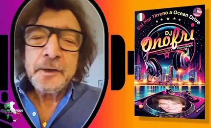 A Roma Dj Onofri presenta il suo libro "Dal Mar Tirreno a Ocean Drive"