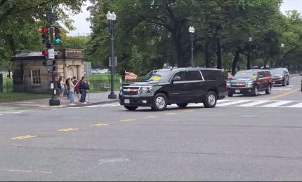 Washington, l'arrivo di Zelensky alla Casa Bianca