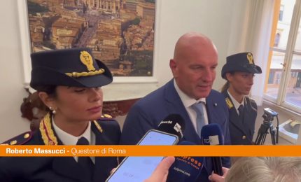 Nuovo Questore di Roma, Massucci "Le istituzioni devono fare di più"