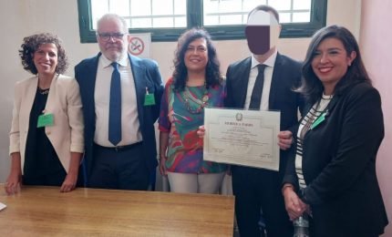 All’Università di Palermo il primo laureato al Polo penitenziario