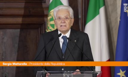 Mattarella "Non è accettabile abituarsi alla guerra"