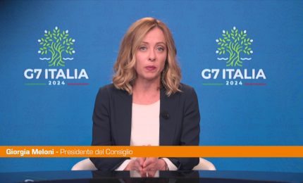 Medio Oriente, Meloni "Italia in prima linea nell'azione umanitaria"