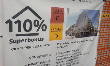 Superbonus, spesi 123 miliardi per interventi sul 4% delle case