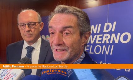 Fontana "Dopo due anni governo mantiene consensi perché lavora bene"