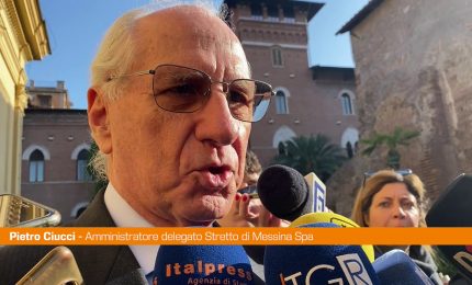 Ciucci "13 mld e mezzo il valore aggiornato del Ponte sullo stretto"