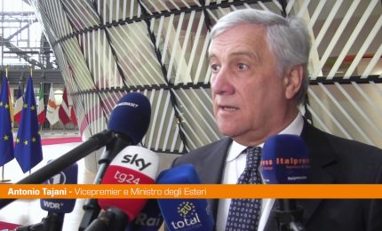 Ucraina, Tajani "La nostra linea sull'uso delle armi non cambia"