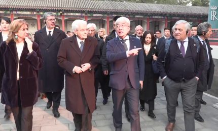 Mattarella in visita di Stato in Cina