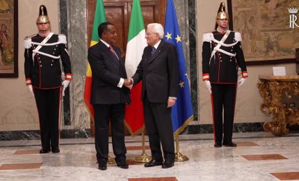 Mattarella incontra il Presidente della Repubblica del Congo