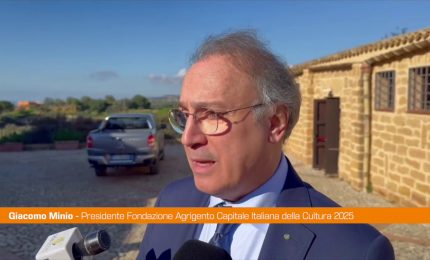 Agrigento Capitale Cultura, Minio "10/1 passaggio testimone da Pesaro"