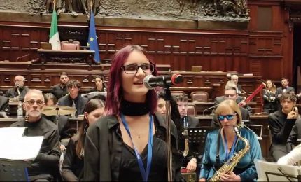 Nell'aula d Montecitorio il concerto della Blind inclusive orchestra