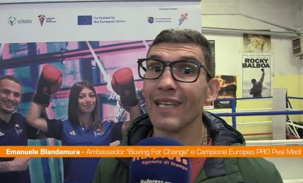 Blandamura "Boxing For Change progetto di valenza sociale"