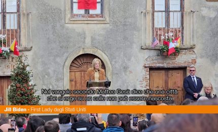 Jill Biden visita Messina "Da qui partirono i miei bisnonni"