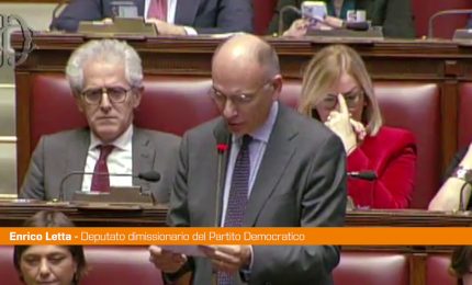 Il commiato di Letta dalla Camera "No alla polarizzazione estrema"