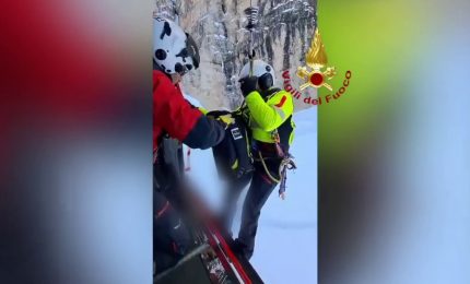 Recuperati corpi alpinisti dispersi sul massiccio del Gran Sasso