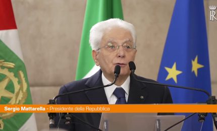 Medio Oriente, Mattarella "Soluzione a due stati non ha alternative"