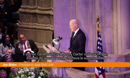 Biden “Jimmy Carter ha segnato il mio destino”