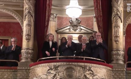 Mattarella all'Opera di Roma per assistere a Tosca